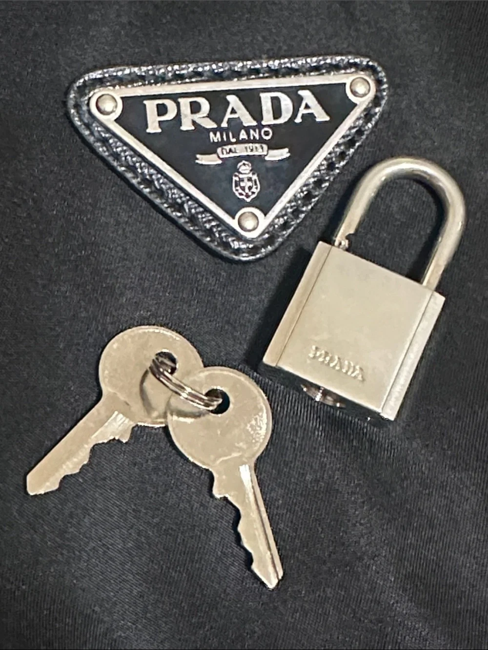 Prada Black Nylon Weekend Duffel/Travel Bag